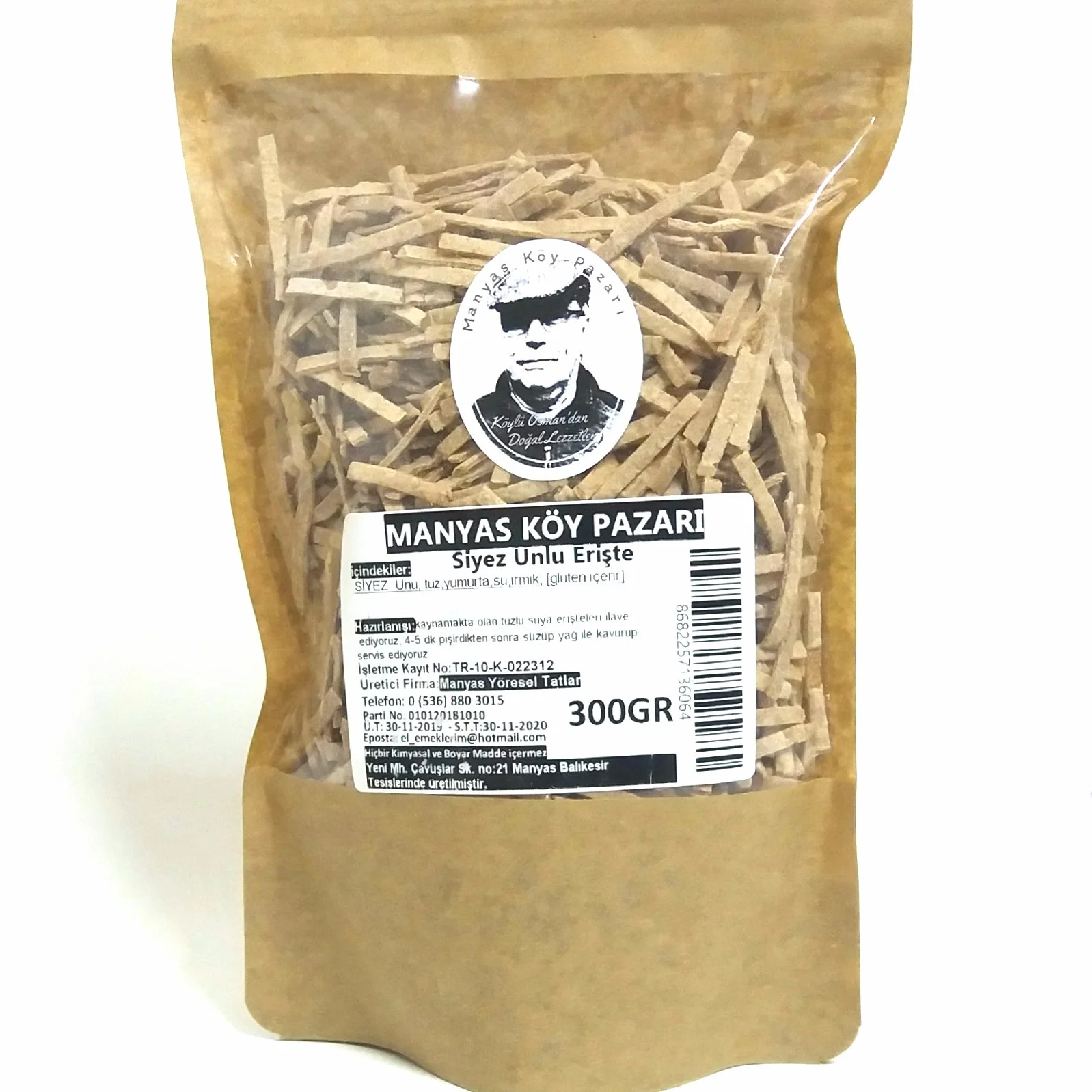 Katkısız Siyez Unlu Erişte
