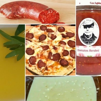 doğal pizza malzeme paketi