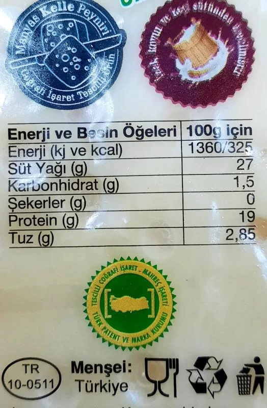 Manyas Kelle Peyniri-Koyun-Keçi İnek karışık sütten - Görsel 2