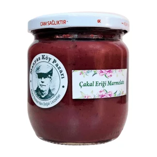 Güvem Eriği ile Şekersiz Çakal Eriği Marmelatı 435 gr'lık kavanoz