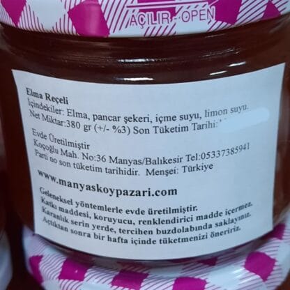 Elma Reçeli net 350gr - Görsel 2