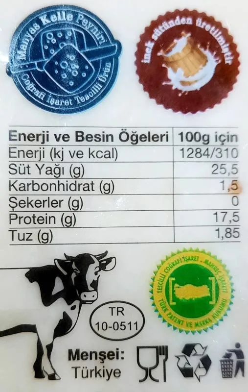 Manyas Kelle Peyniri-Az Tuzlu-Mihaliç Peyniri - Görsel 2