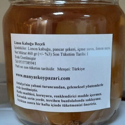 Limon Reçeli - 460 gr - Görsel 2